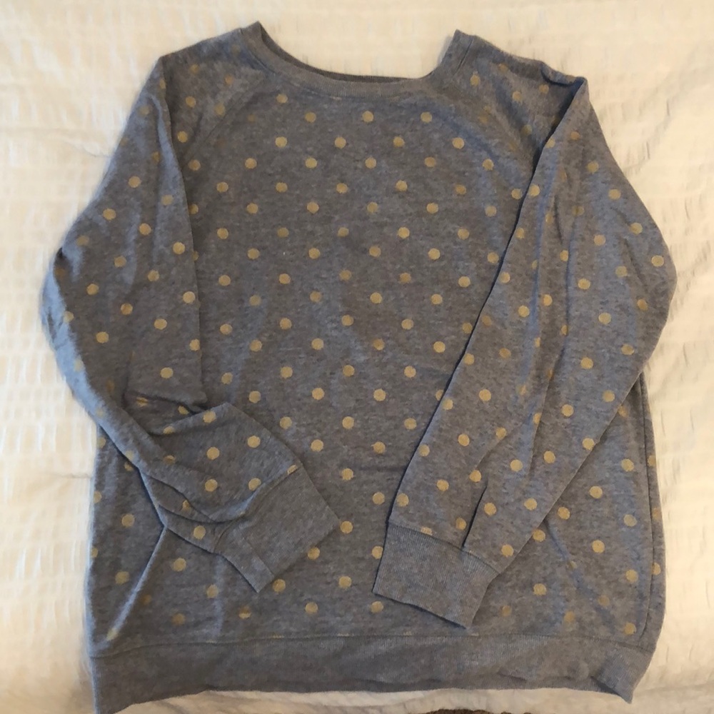 ❤️ Old Navy - Gold Polka Dot Sweatshirt